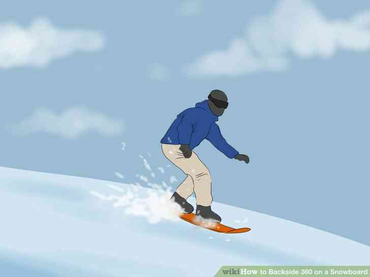 Image intitulée Backside 360 sur un Snowboard Étape 7